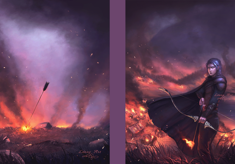 Cover/Back cover of "Flechas de Libertad"