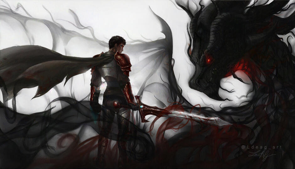 Davion (DK) and Slyrak Dragon's Blood Dota2